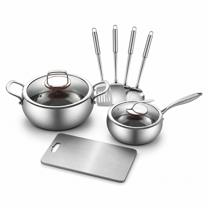 Titanium - Potten set
