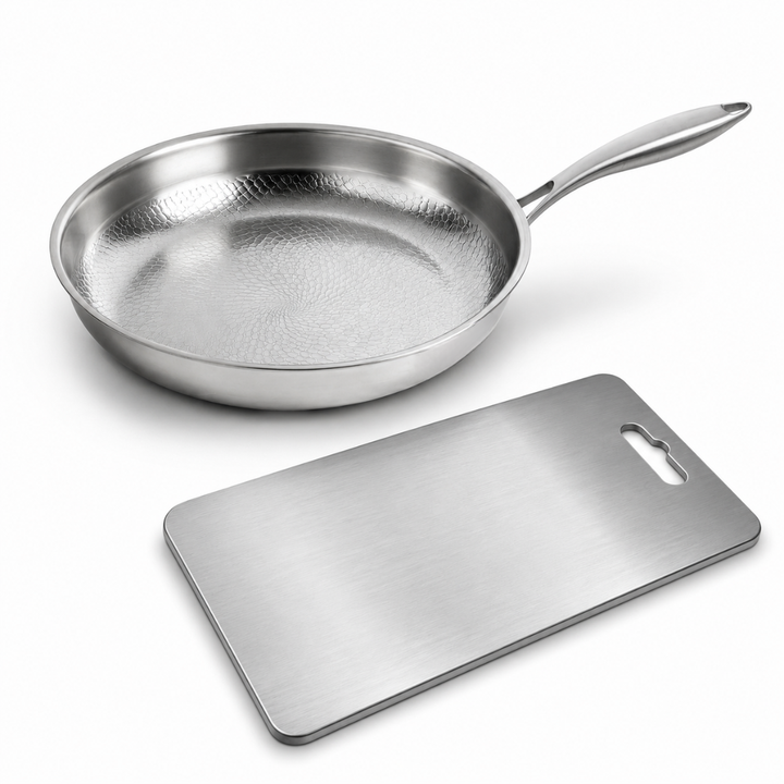 Titanium pan - Snijplank set